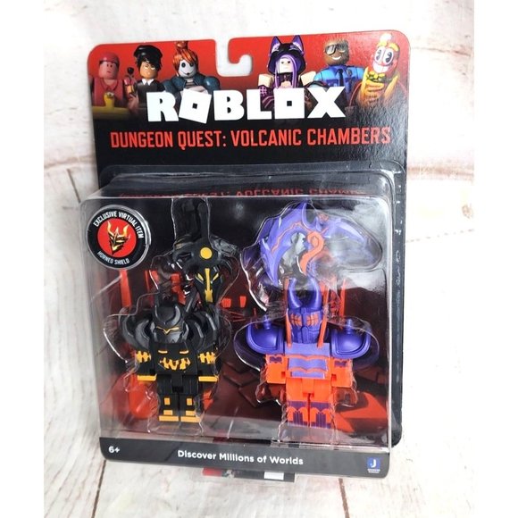Roblox Dungeon Quest Volcanic Chambers 2 Figures & Accessories Set Exclusive - Picture 14 of 15